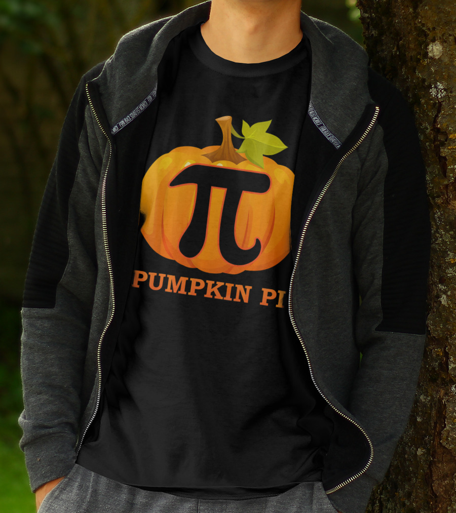 Pumpkin Pi Halloween Costume Math Pie T-Shirt