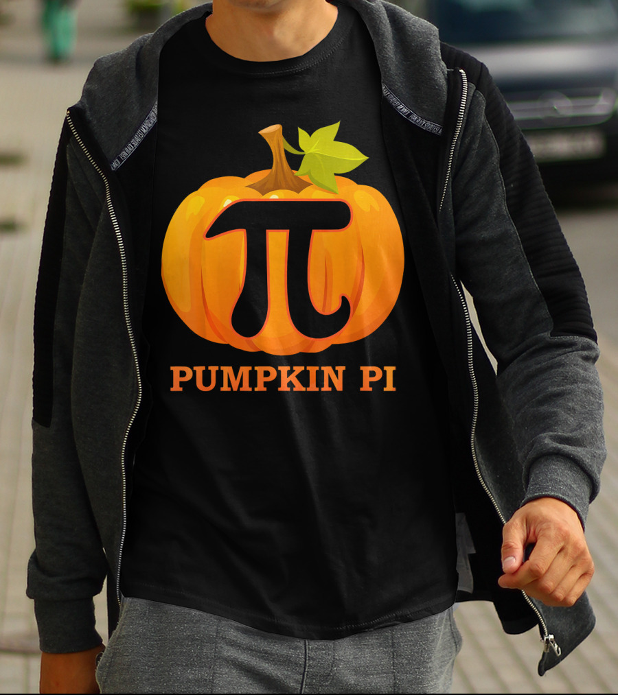 Pumpkin Pi Halloween Costume Math Pie T-Shirt