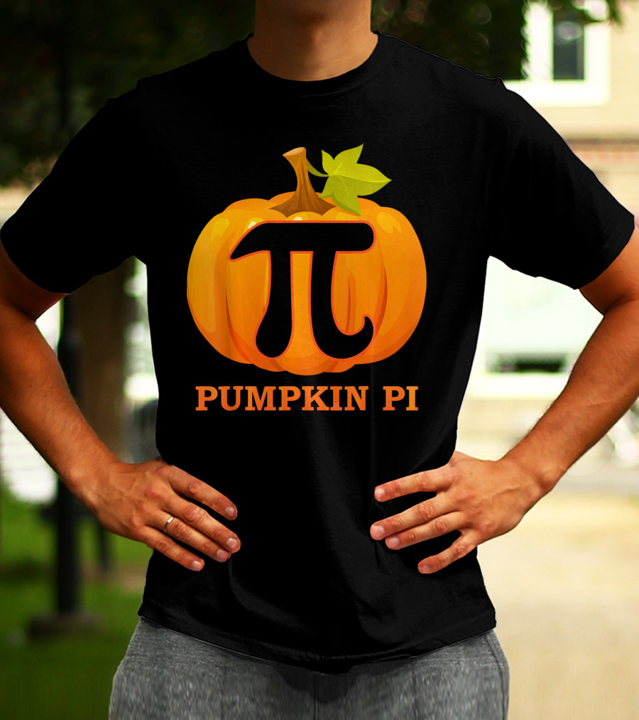 Pumpkin Pi Halloween Costume Math Pie T-Shirt