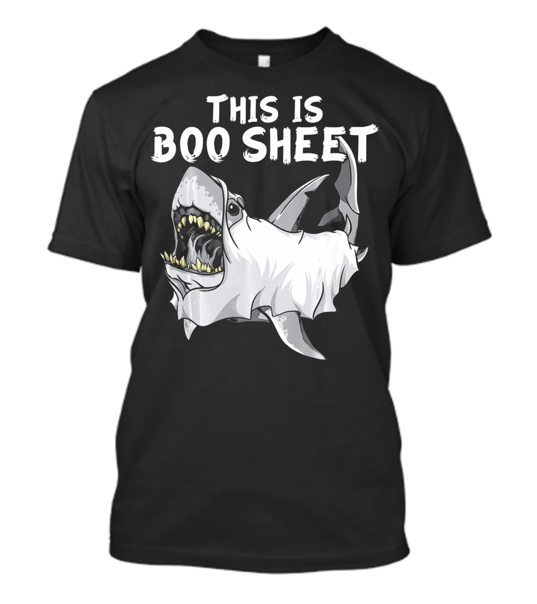 This Is Boo Sheet Shark Ghost Great Whi T-Shirt