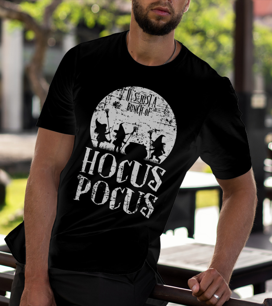 It's Just A Bunch Of Hocus Pocus Silhouette Trio T-Shirt