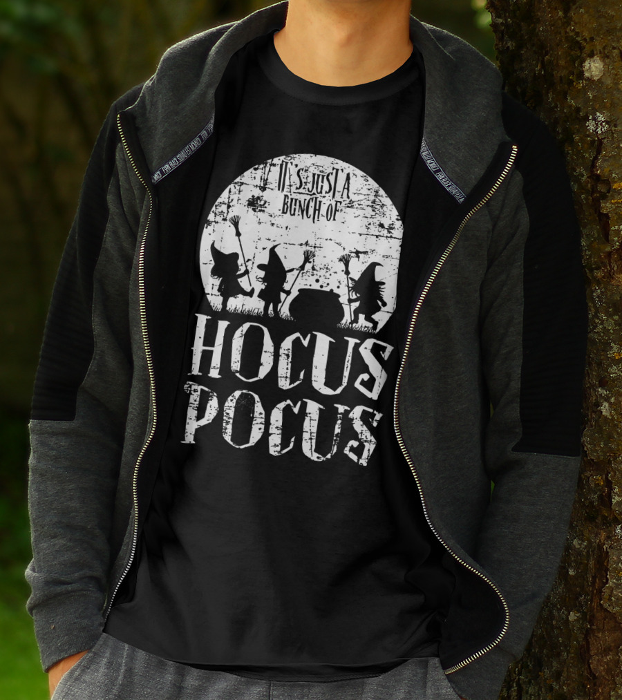 It's Just A Bunch Of Hocus Pocus Silhouette Trio T-Shirt