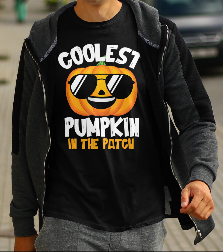 Coolest Pumpkin In The Patch Halloween Boys T-Shirt