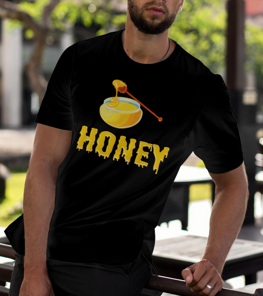 Honeypot Honey Dripping From Golden Jar T-Shirt