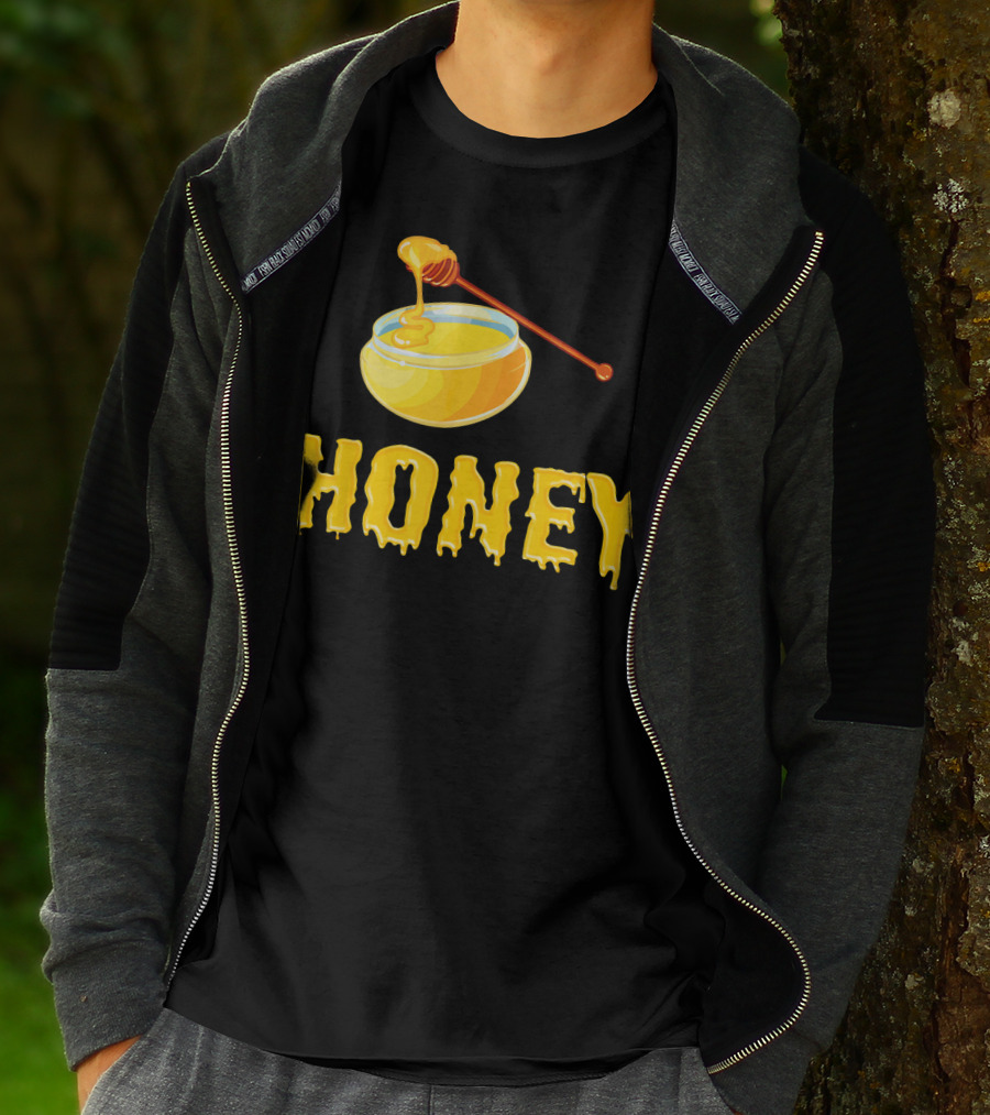 Honeypot Honey Dripping From Golden Jar T-Shirt