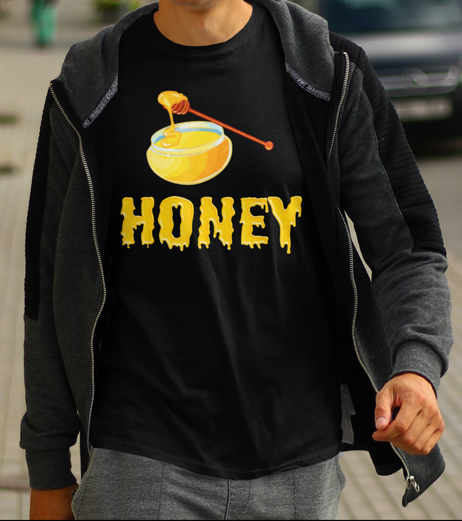 Honeypot Honey Dripping From Golden Jar T-Shirt