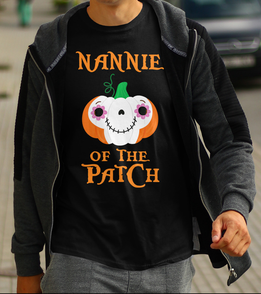 Nannie Of The Patch Pumpkin Halloween Humor T-Shirt