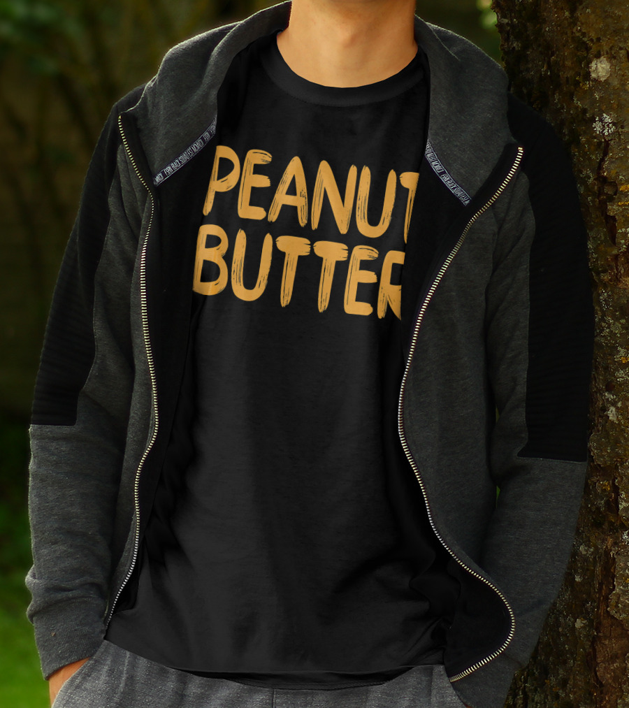 Fun Peanut Butter Halloween Matching Cos Group Costume Idea T-Shirt