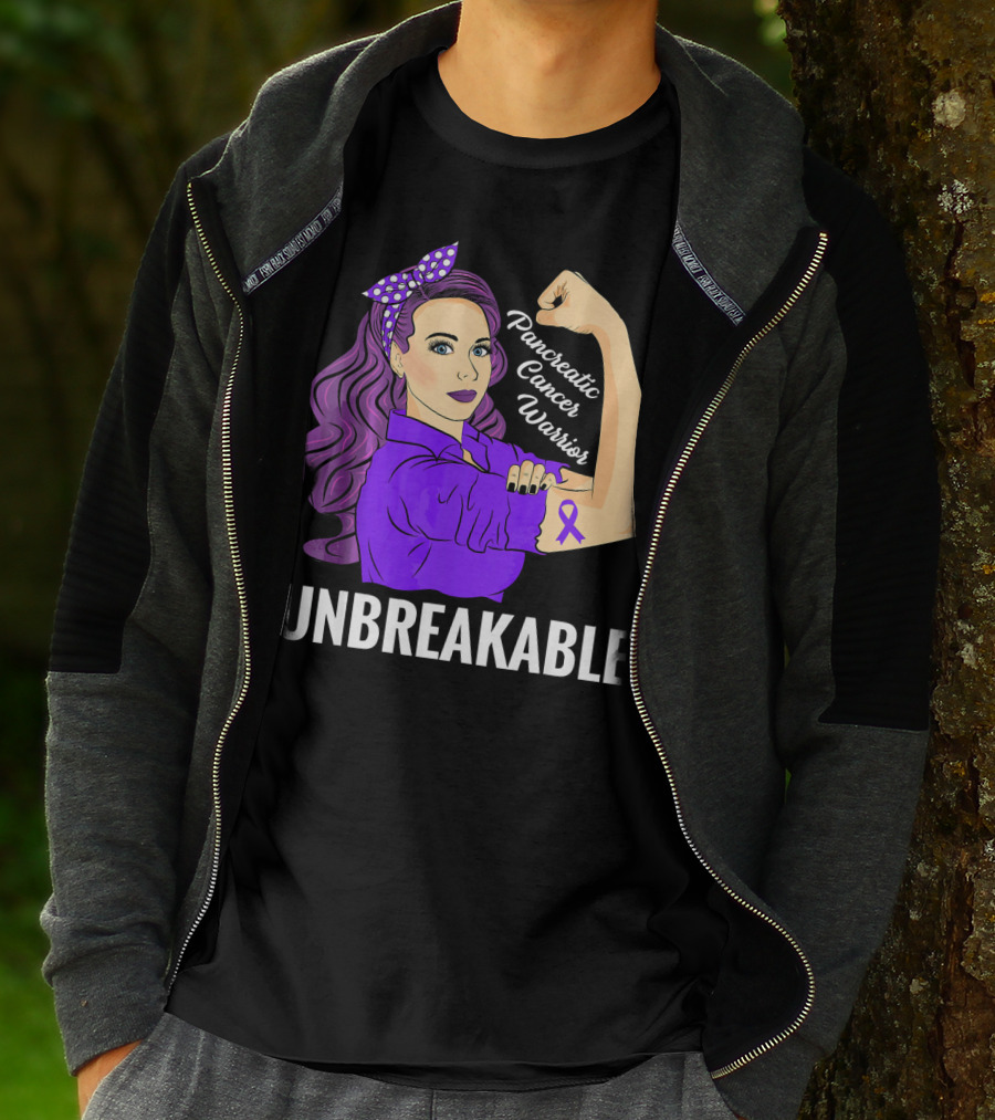 Unbreakable Pancreatic Cancer Warriors T-Shirt