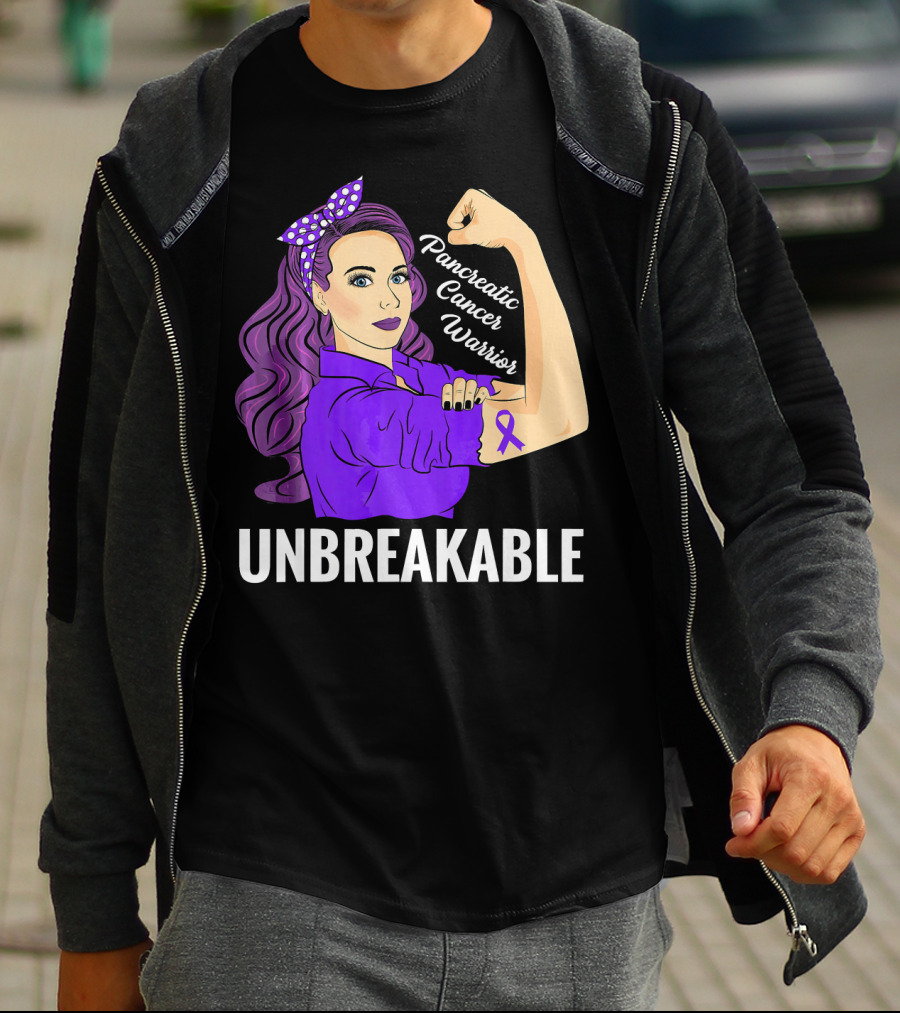 Unbreakable Pancreatic Cancer Warriors T-Shirt