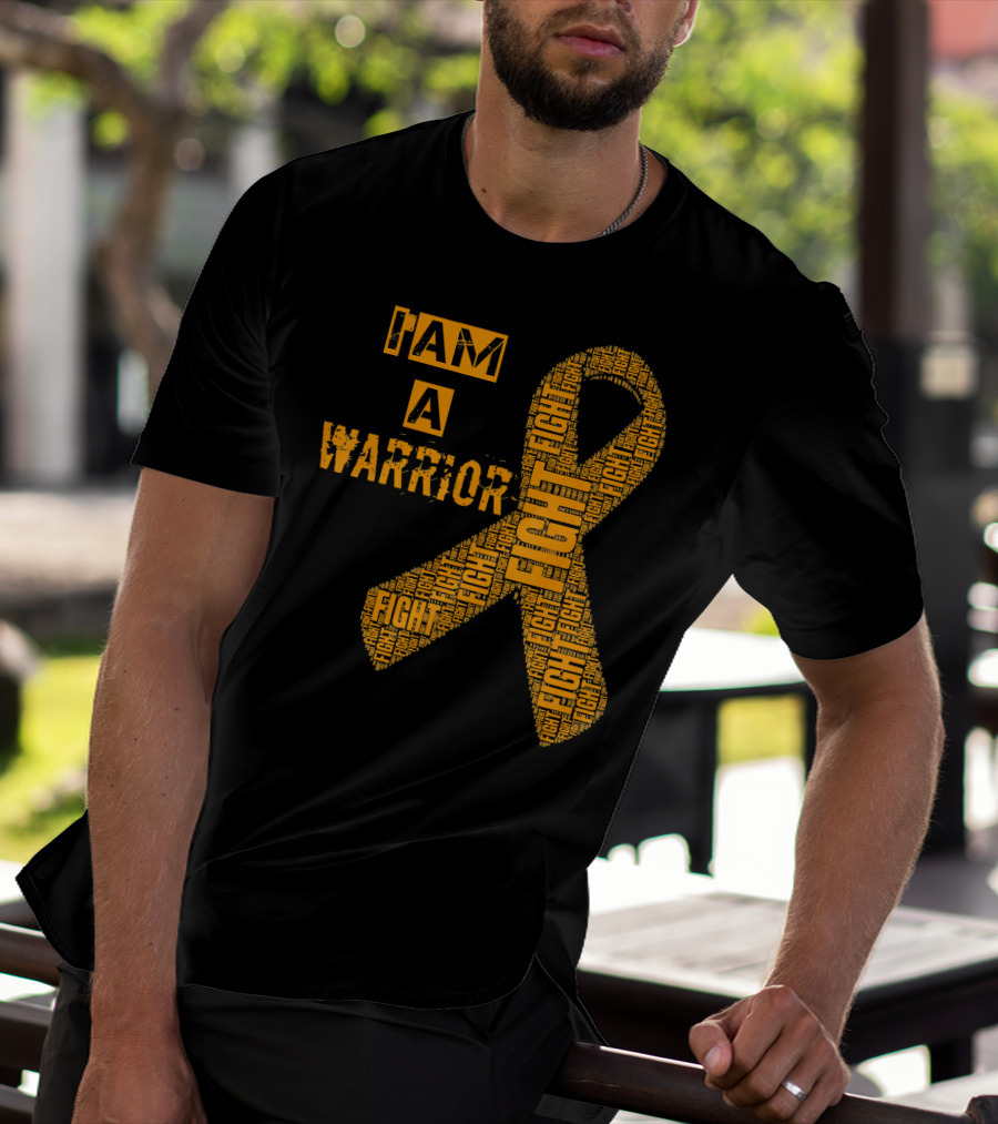I Am A Warrior Fight Leukemia Cancer Awareness T-Shirt