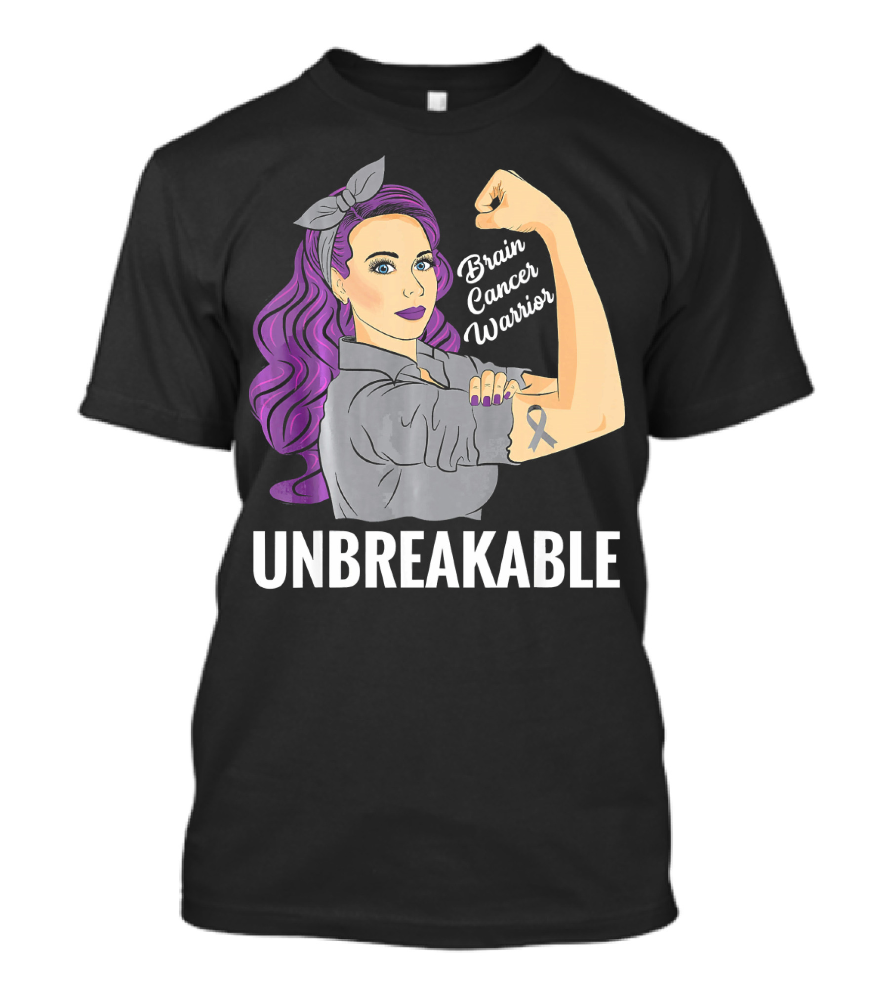 Unbreakable Brain Cancer Warrior T-Shirt
