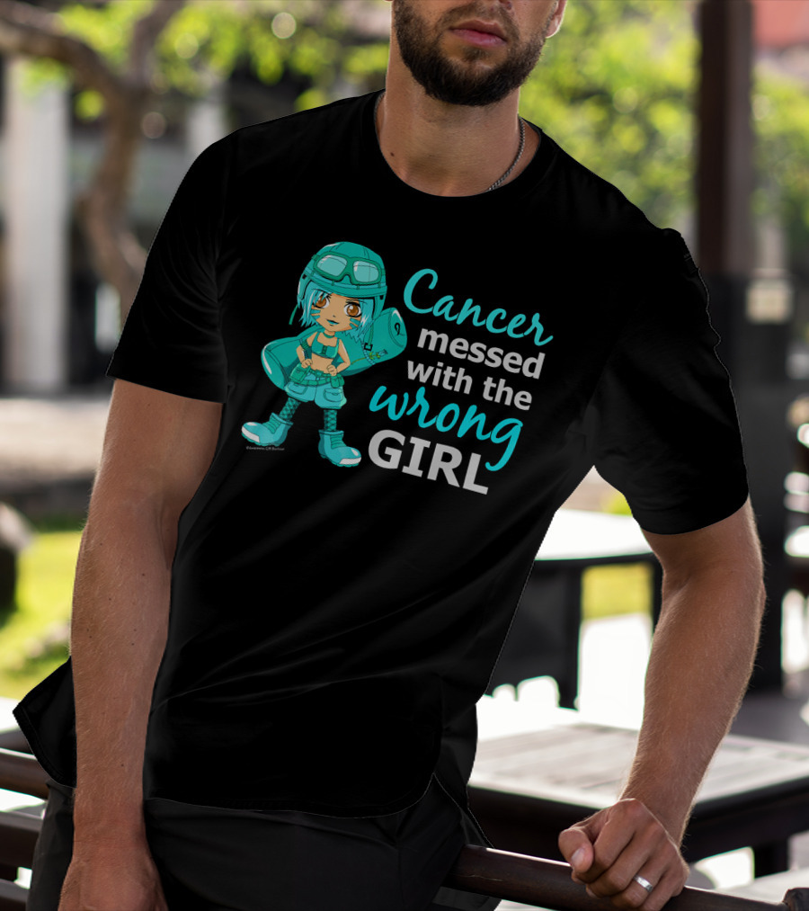 Cancer Messed With The Wrong Girl T-Shirt
