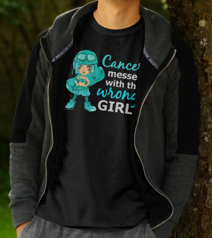 Cancer Messed With The Wrong Girl T-Shirt