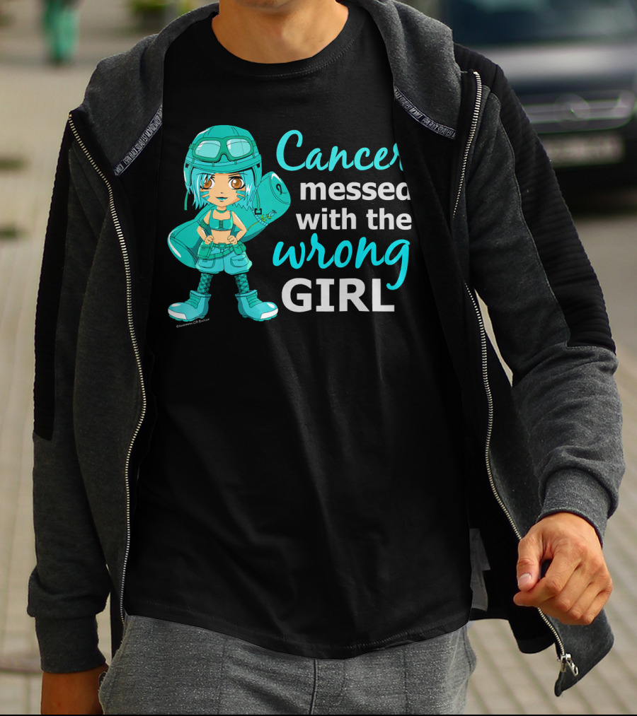 Cancer Messed With The Wrong Girl T-Shirt