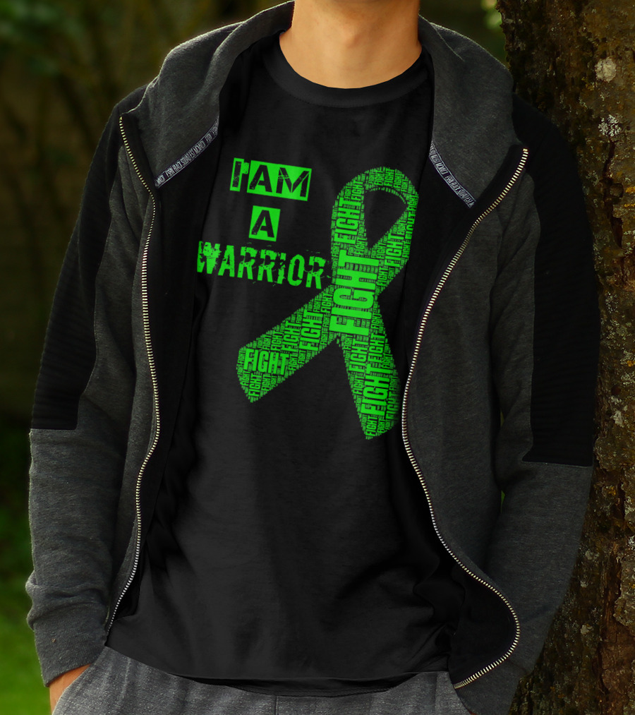 I Am A Warrior Fight Lymphoma Cancer Awareness T-Shirt