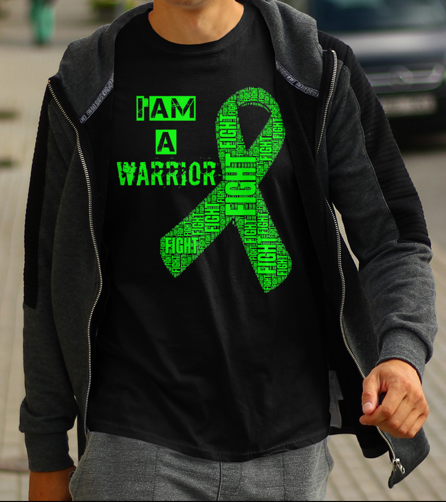 I Am A Warrior Fight Lymphoma Cancer Awareness T-Shirt