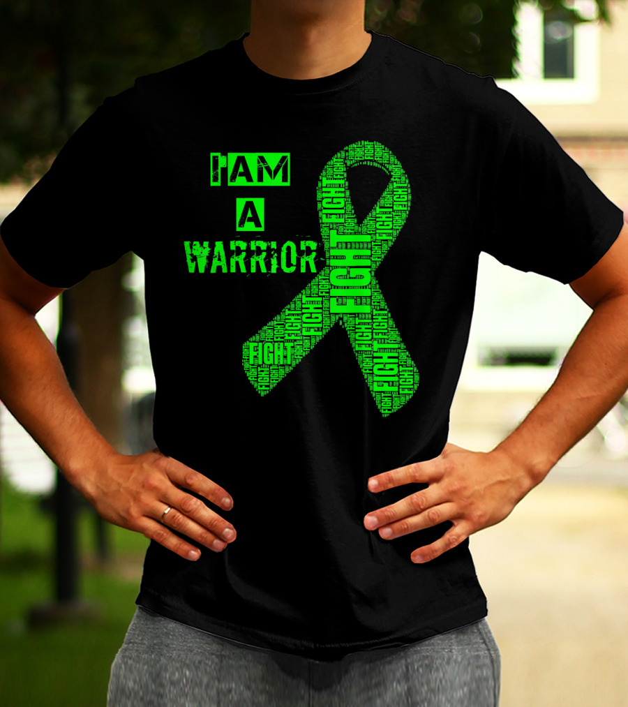 I Am A Warrior Fight Lymphoma Cancer Awareness T-Shirt