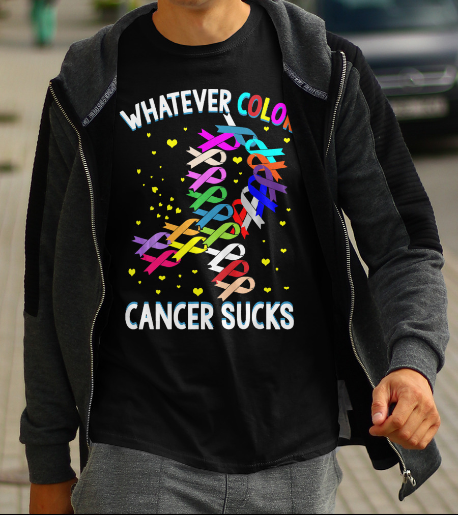 Cancer Sucks Whatever Color T-Shirt