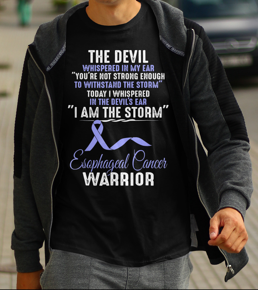 I Am The Storm Esophageal Cancer Warrior T-Shirt