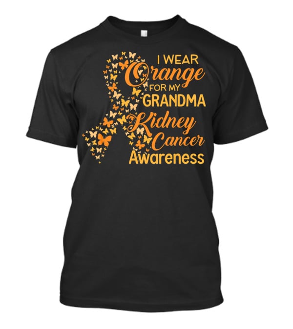 I Wear Orange For My Grandma Kidney Cancer Awareness T-Shirt