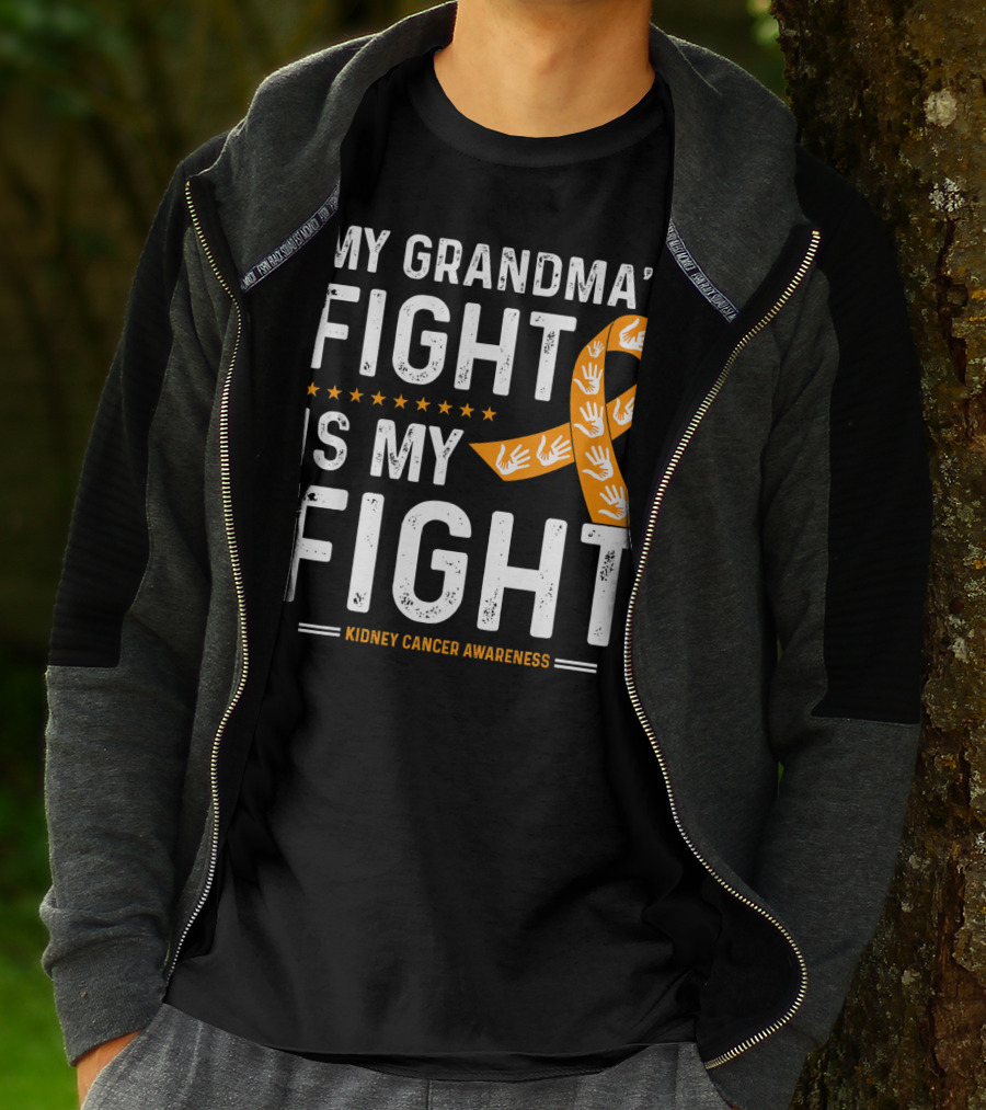 My Grandma's Fight Is My Fight Kidney Cancer Awareness T-Shirt
