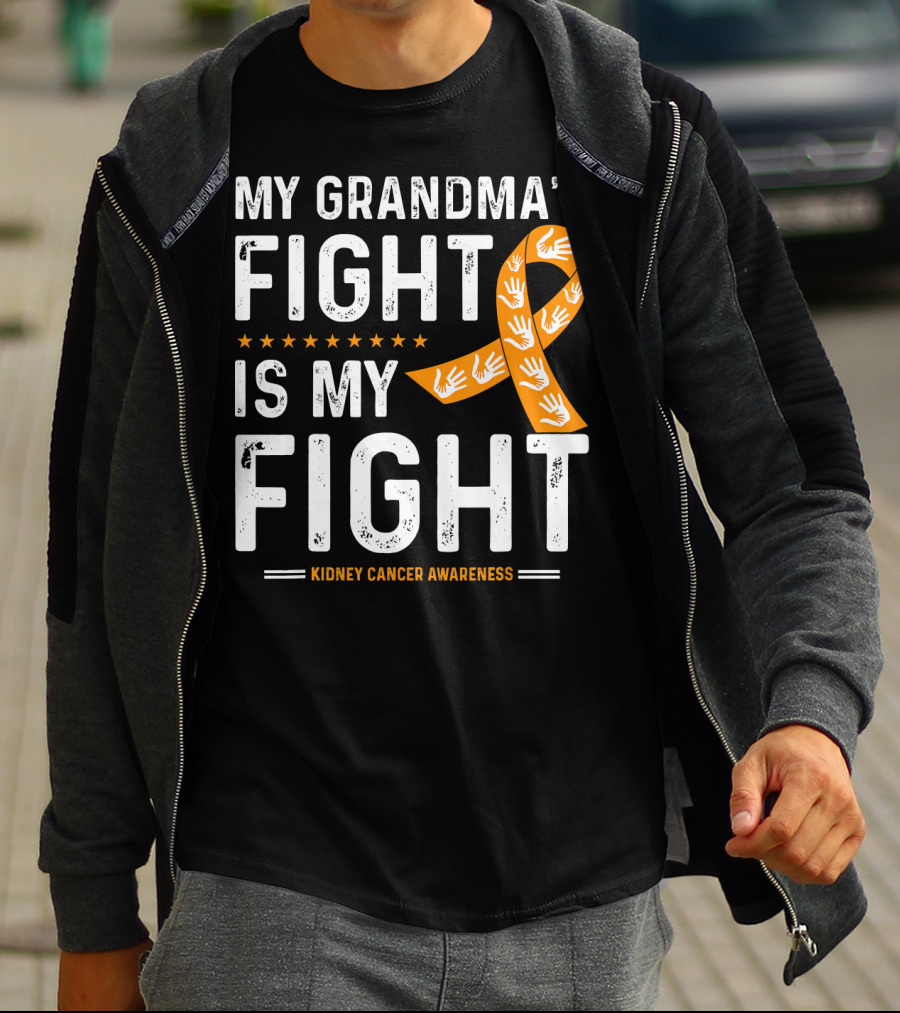 My Grandma's Fight Is My Fight Kidney Cancer Awareness T-Shirt