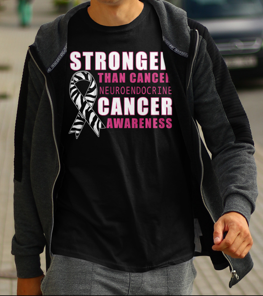 Stronger Than Cancer Neuroendocrine Cancer Awareness T-Shirt