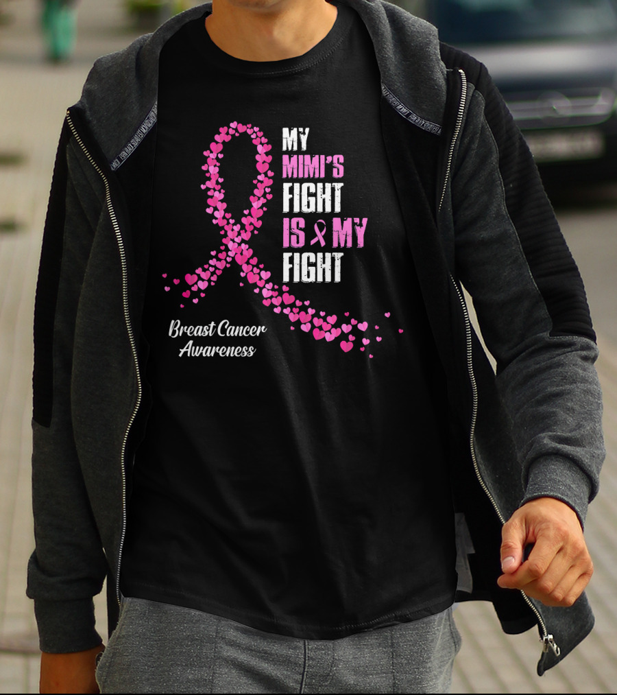 My Mimi's Fight Is My Fight Breast Cancer Awareness T-Shirt