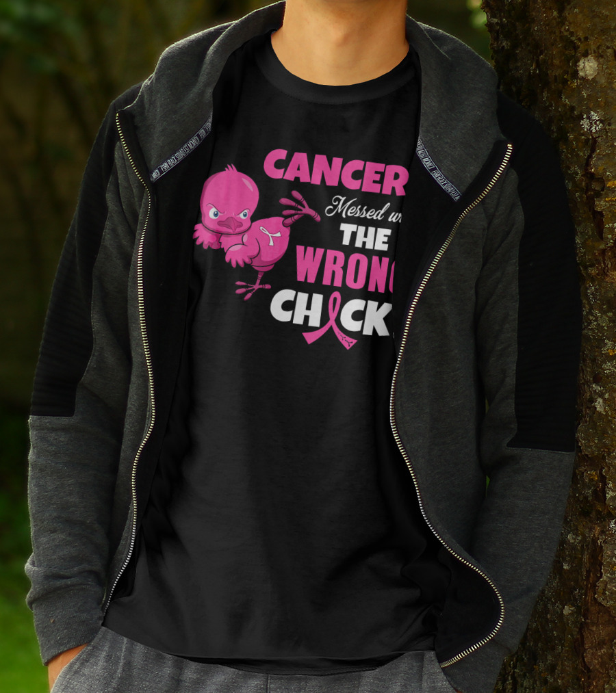 Cancer Messed With The Wrong Chick T-Shirt