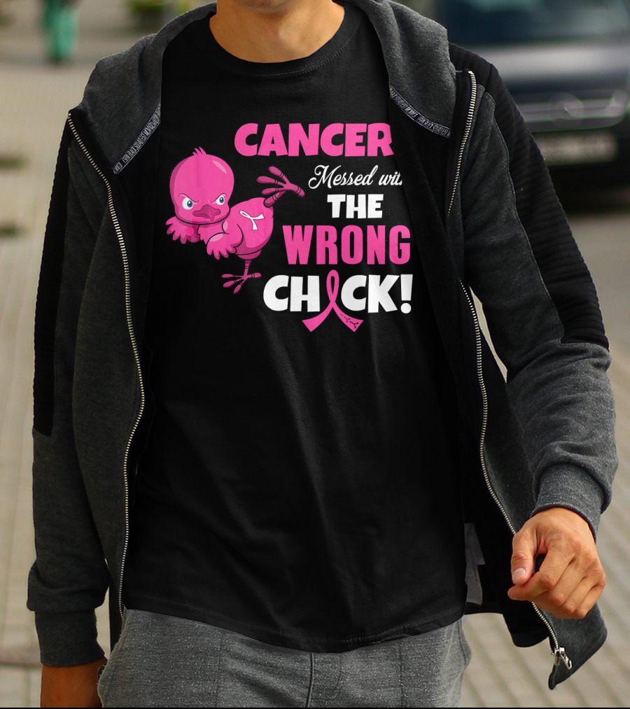 Cancer Messed With The Wrong Chick T-Shirt