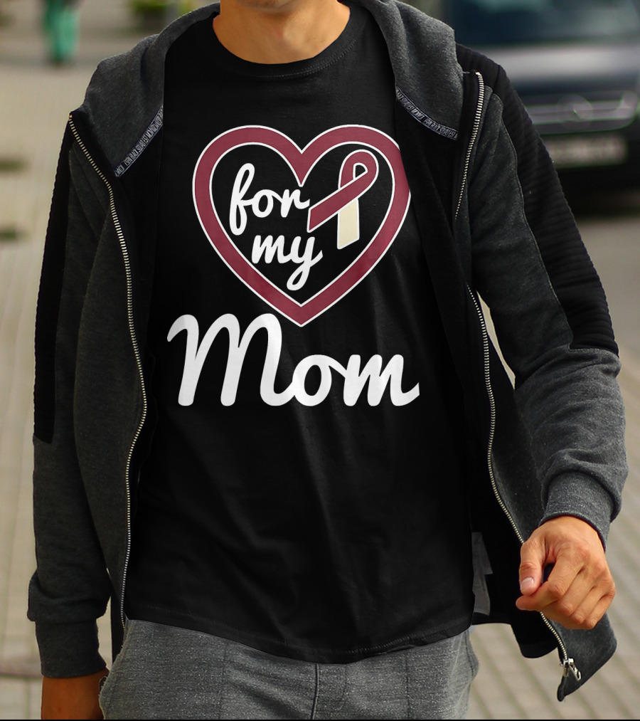 For My Mom Oral Cancer Awareness T-Shirt