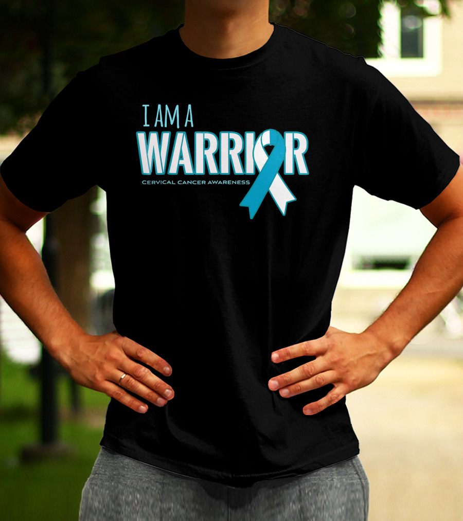 I Am A Warrior Cervical Cancer Awareness T-Shirt