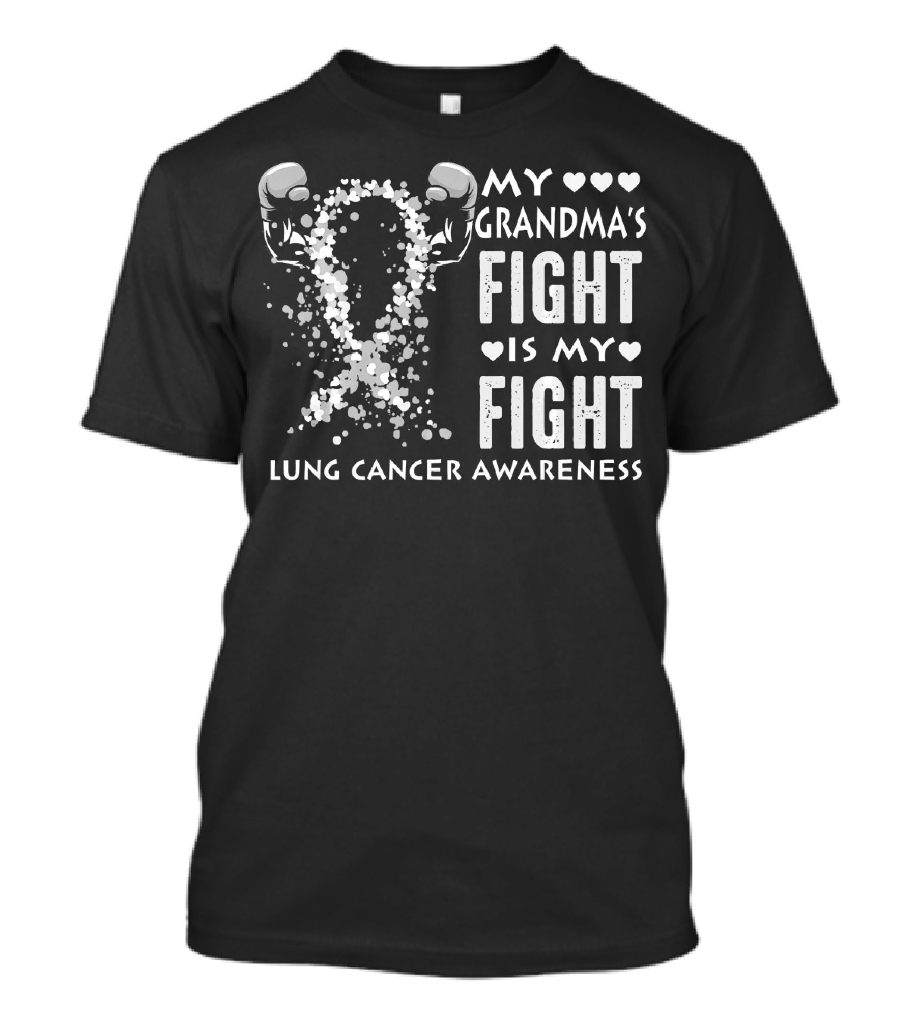 My Grandma's Fight Is My Fight Lung Cancer Awareness T-Shirt
