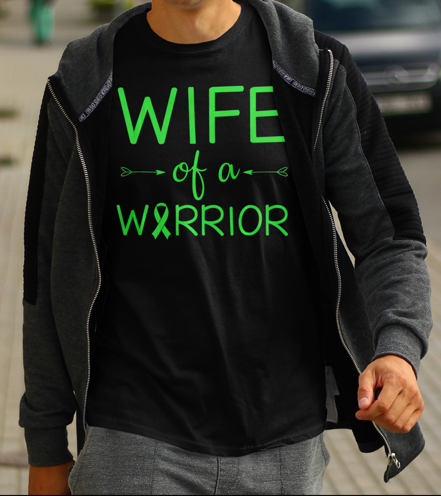 Wife Of A Warrior Green T-Shirt