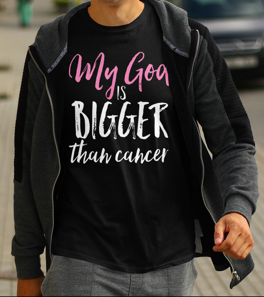 My God Is Bigger Than Cancer Awareness T-Shirt