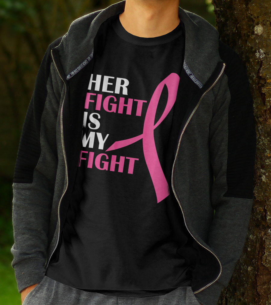 Her Fight Is My Fight Pink T-Shirt