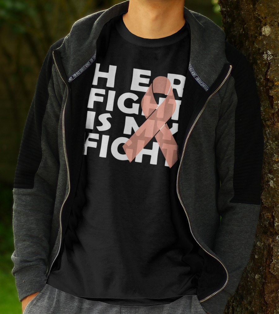 Her Fight Is My Fight Endometrial Cancer T-Shirt