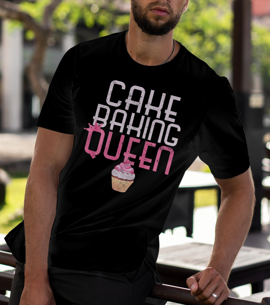 Cake Baking Queen Cupcake T-Shirt
