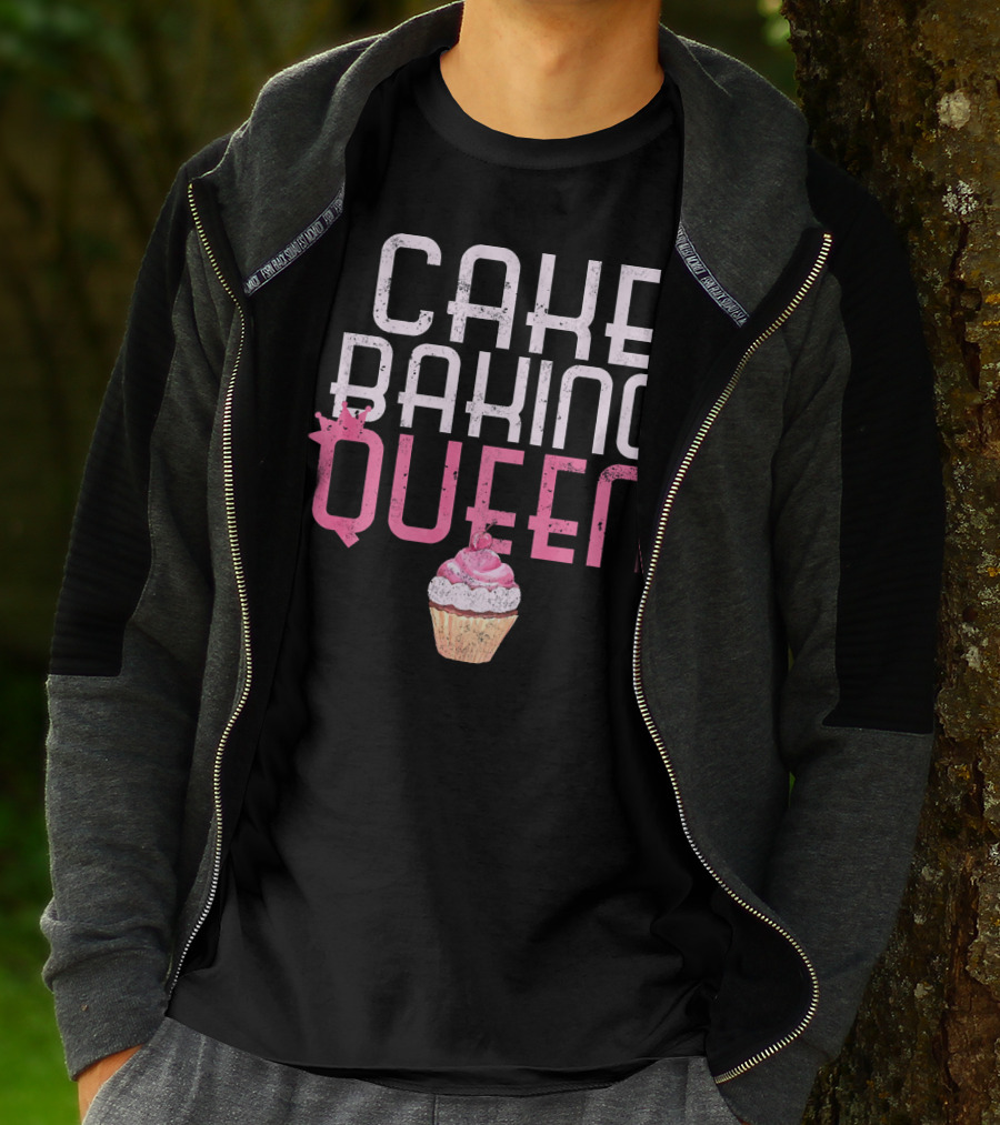 Cake Baking Queen Cupcake T-Shirt