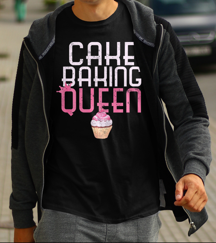 Cake Baking Queen Cupcake T-Shirt