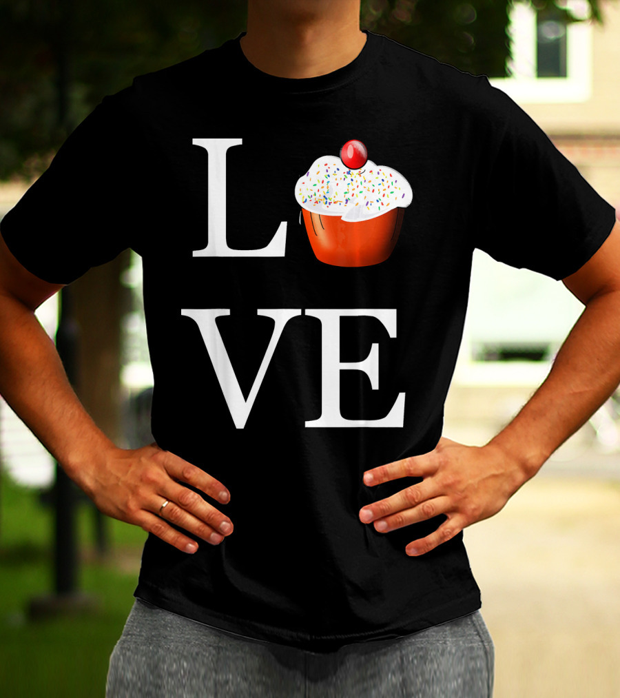 Love Cupcake Sprinkle Delight I Love Cupcakes T-Shirt