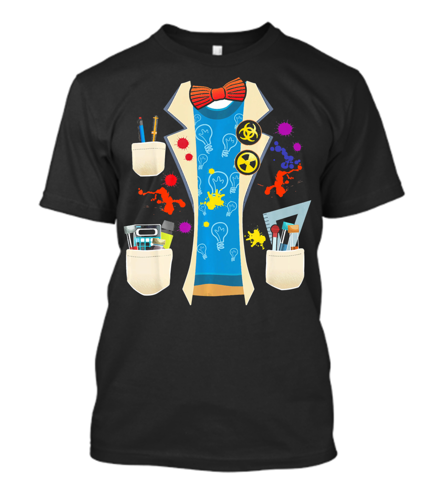 Halloween Mad Chemist Scientist DIY Costume Elements And Tools T-Shirt