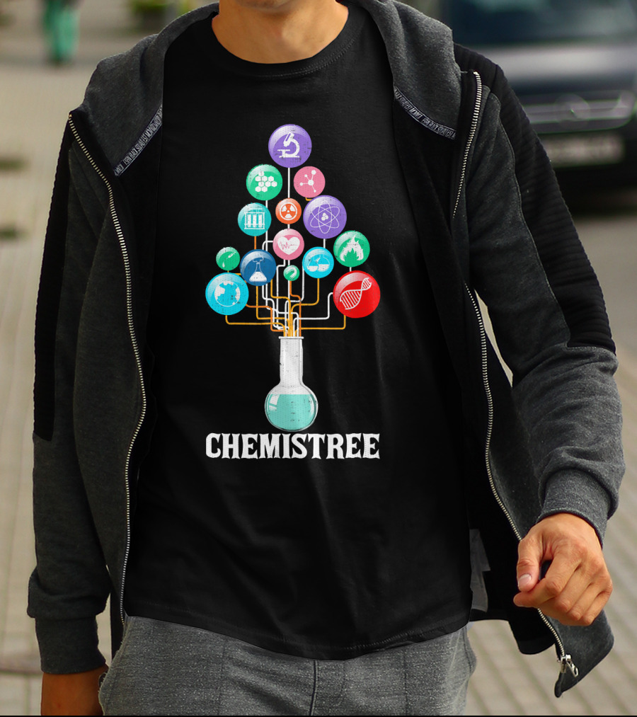 ChemiSTREE Science Chemistry Lover Icons T-Shirt