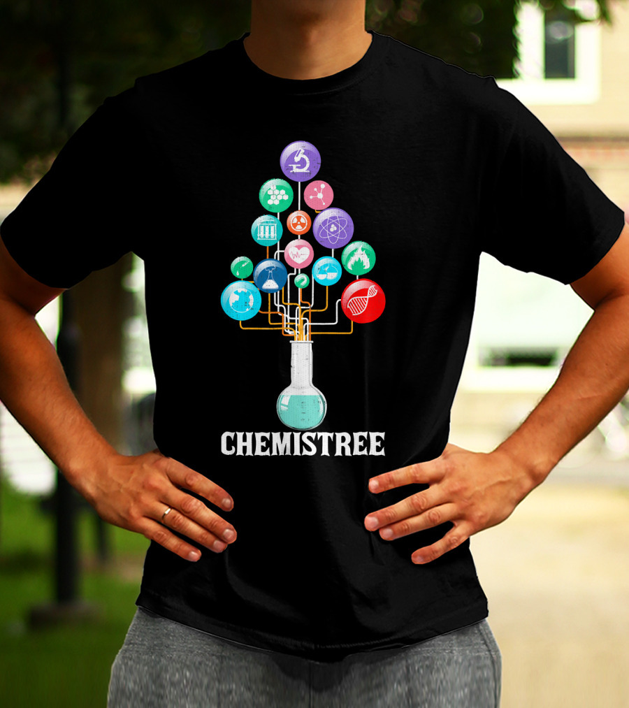 ChemiSTREE Science Chemistry Lover Icons T-Shirt