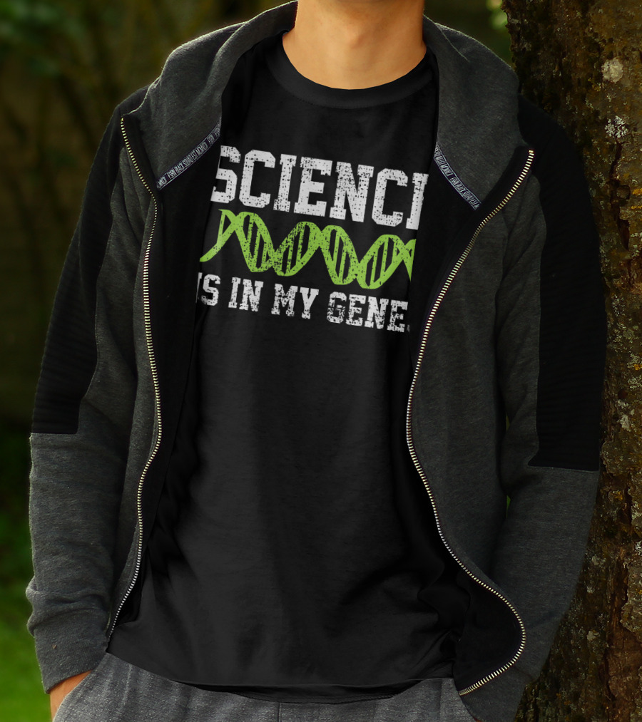 Science Is In My Genes DNA Students T-Shirt