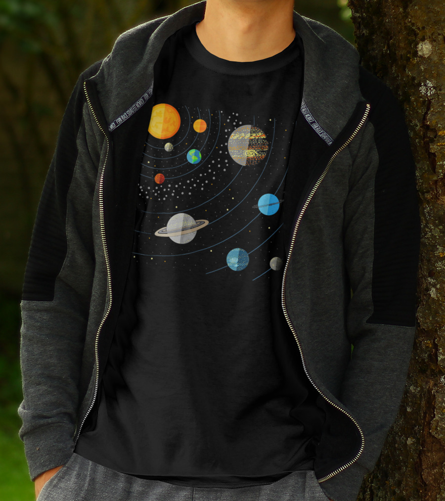 Our Solar System Science Education Planets And Orbits T-Shirt