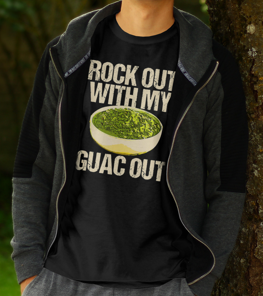 Rock Out With My Guac Out Guacamole Dipp Bowl T-Shirt