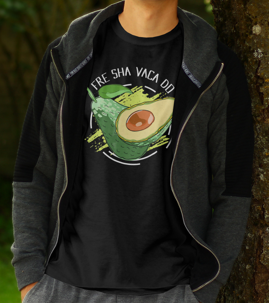 Fre Sha Vaca Do Avocado Guaacamole T-Shirt