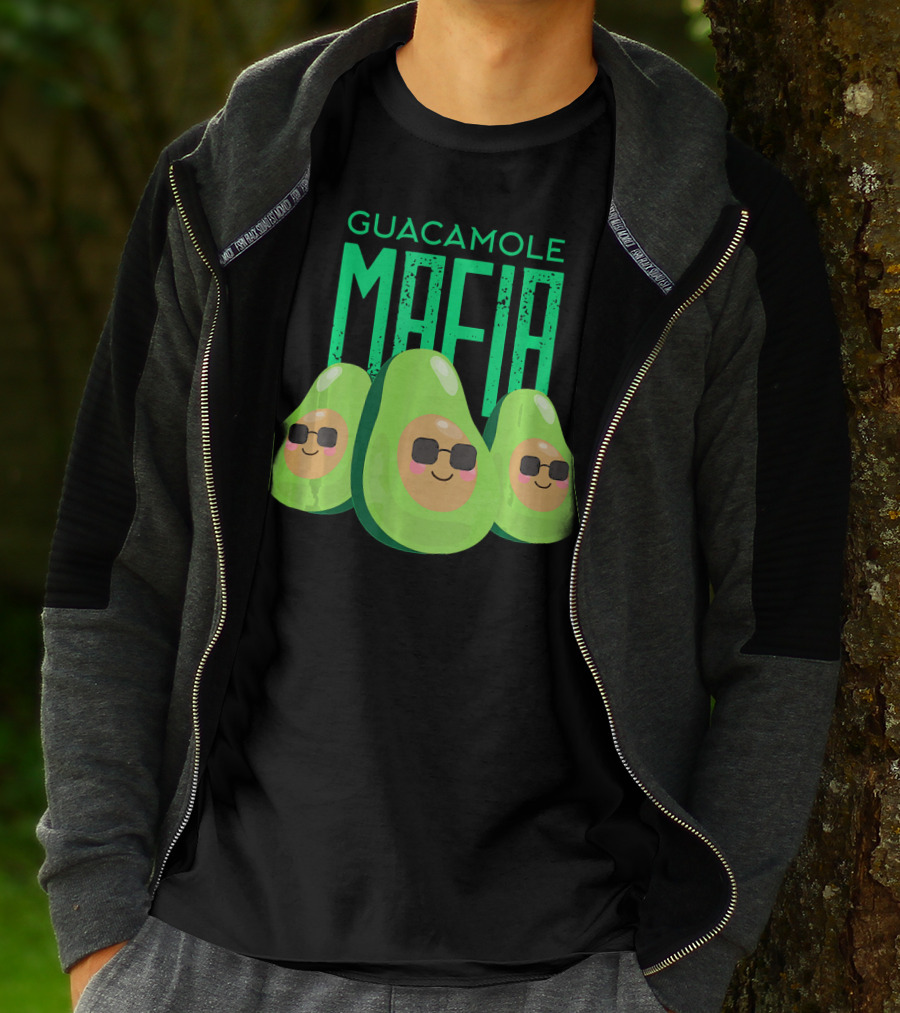 Guacamole Mafia Avogato Cool Avocado T-Shirt